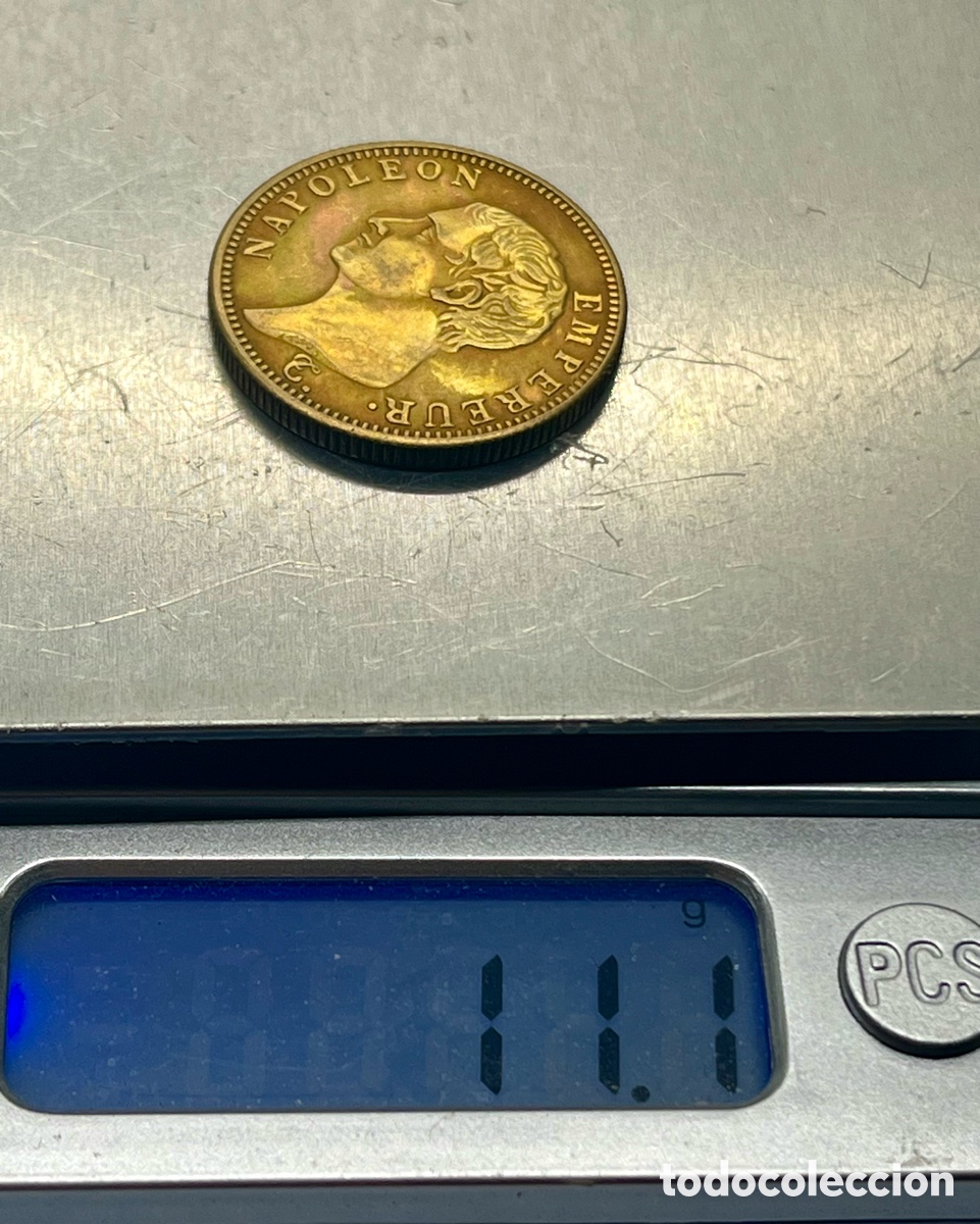 Reproducciones billetes y monedas: MONEDA DE ORO PURO NAPOLE&Oacute;N - Foto 3