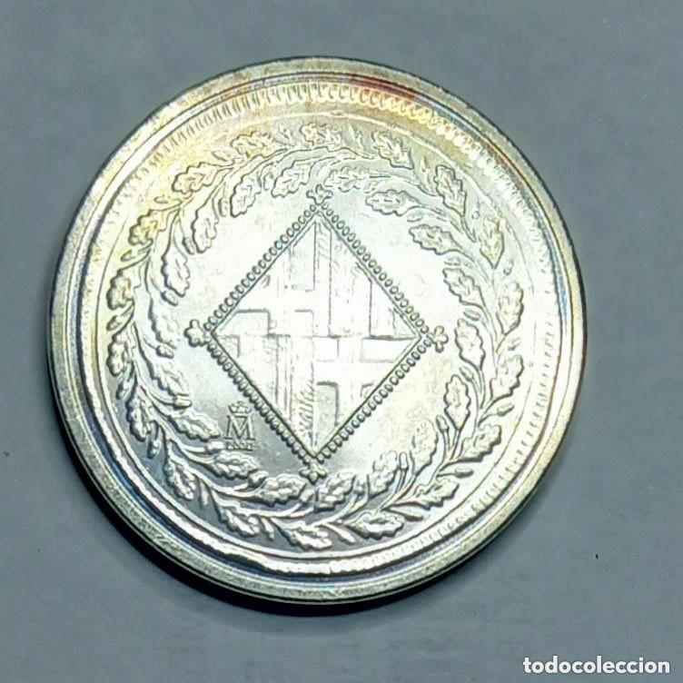 Reproducciones billetes y monedas: R&eacute;plica moneda de Jos&eacute; I Napole&oacute;n-ba&ntilde;o plata pura.-.,Ceca Real Casa de la Moneda