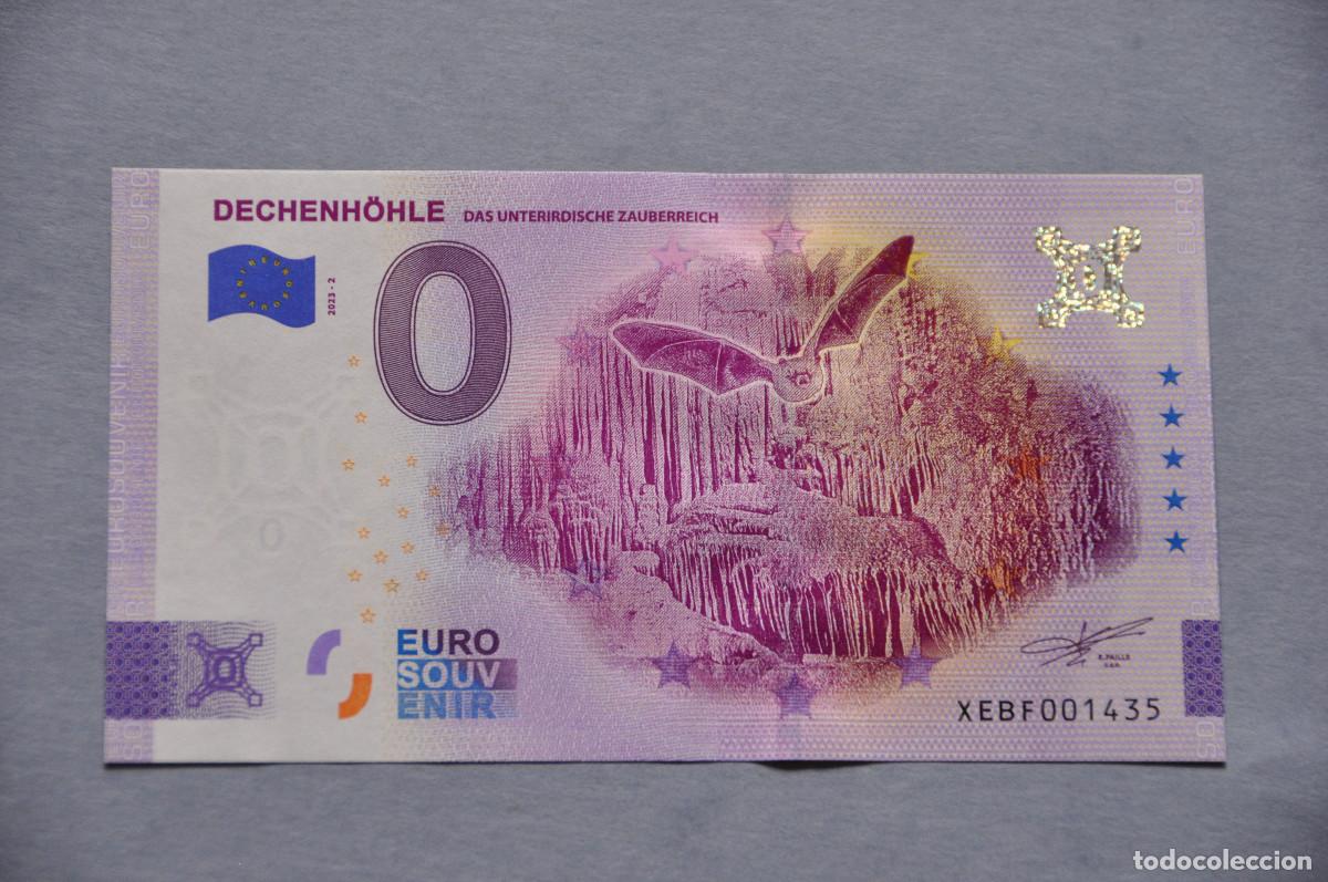 Reproducciones billetes y monedas: BILLETE SOUVENIR - 0 EUROS - CUEVA DECHENH&Ouml;HLE (ALEMANIA)