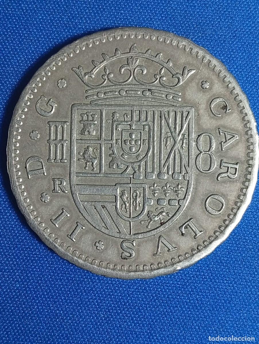 Reproducciones billetes y monedas: Moneda de 8 Reales 1682 R&eacute;plica de &Eacute;poca