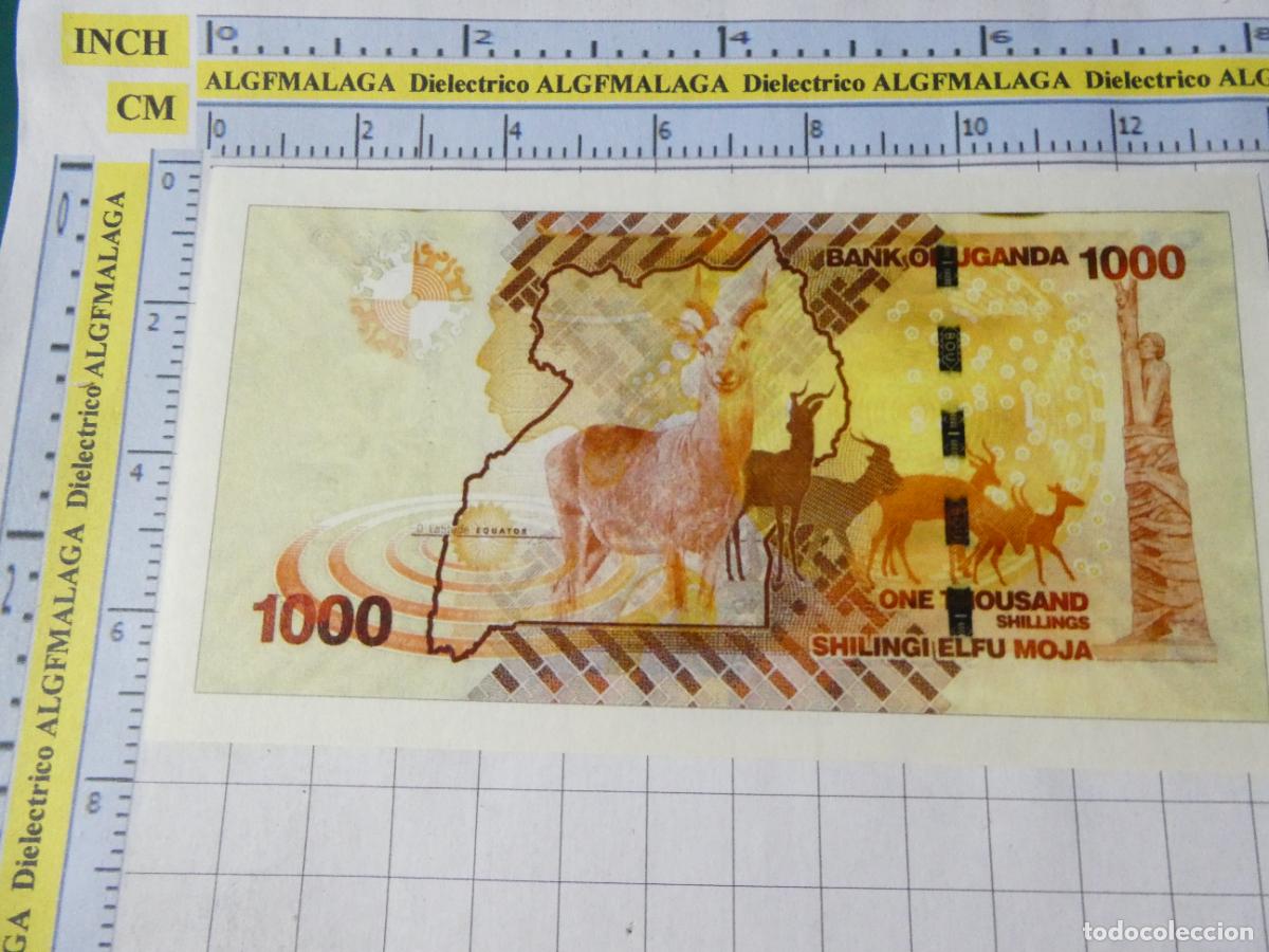 Reproducciones billetes y monedas: BILLETE FACS&Iacute;MIL. COLECCI&Oacute;N TODOS LOS BILLETES DEL MUNDO. 1000 CHELINES UGANDA 2010. 66