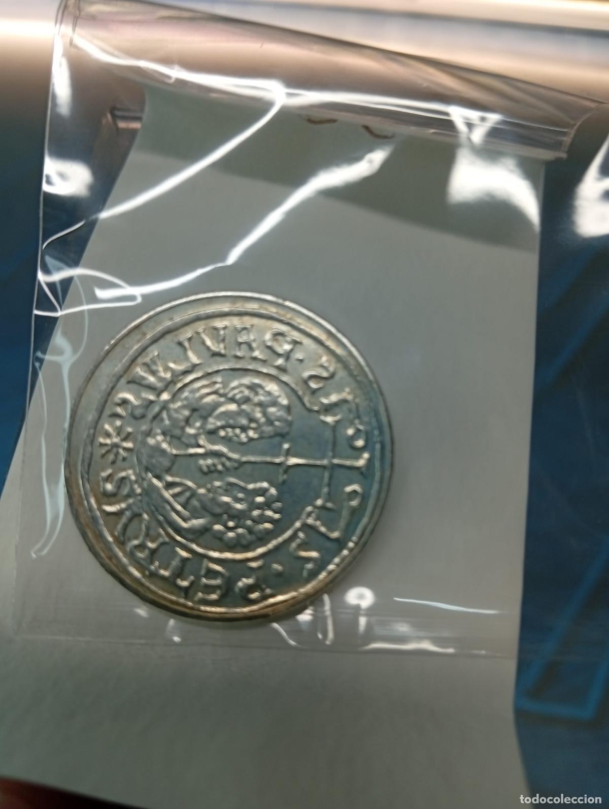 Reproducciones billetes y monedas: R&eacute;plica de moneda Ausona - Foto 3