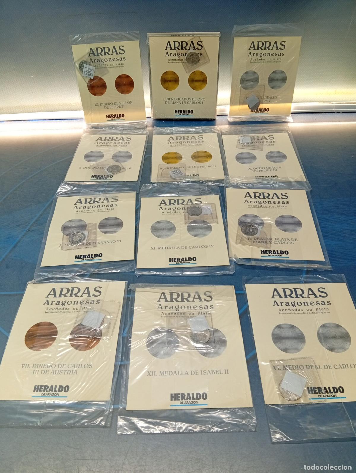 Reproducciones billetes y monedas: Arras Aragonesas, Acu&ntilde;adas En Plata