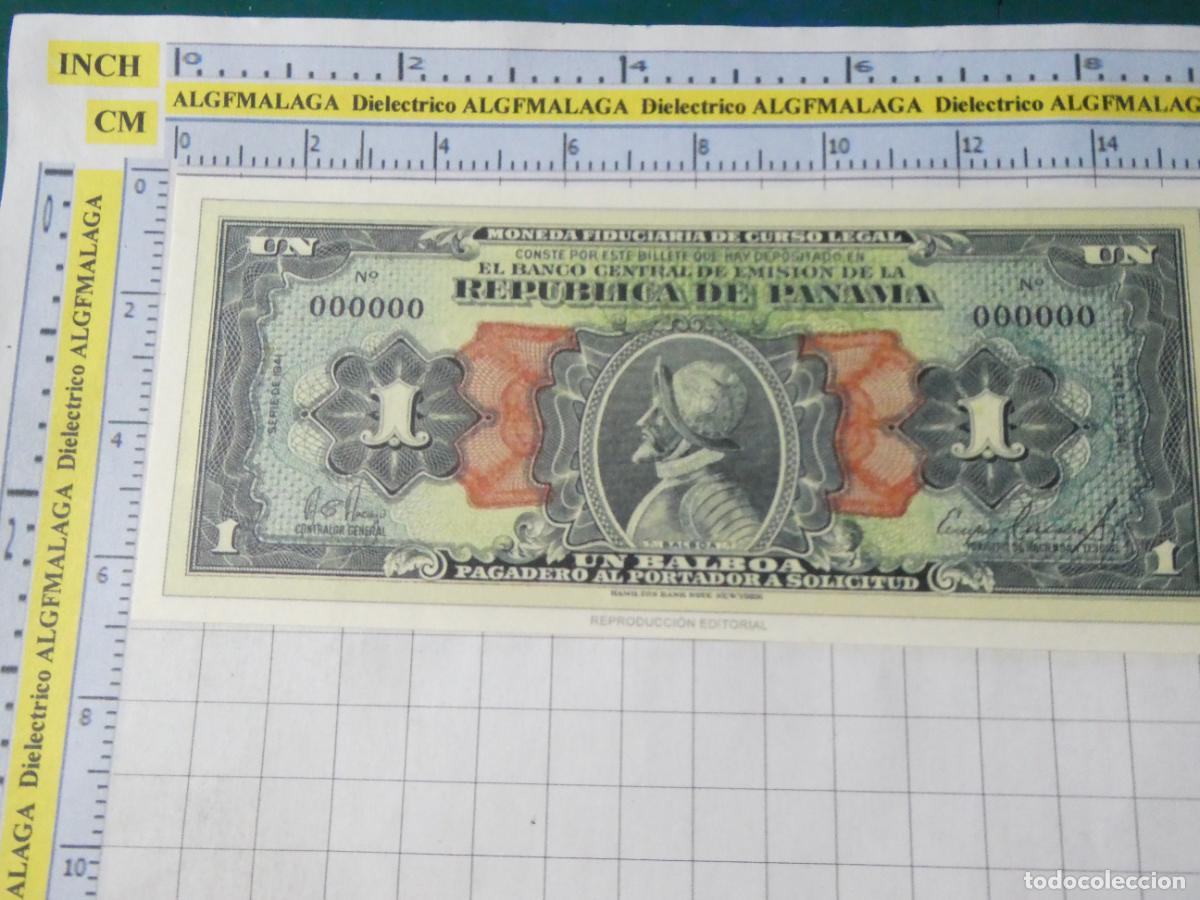 Reproducciones billetes y monedas: BILLETE FACS&Iacute;MIL. COLECCI&Oacute;N TODOS LOS BILLETES DEL MUNDO. 1 BALBOA PANAM&Aacute; 1941. 72