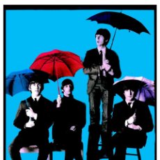 Collectionnisme d'affiches	: THE BEATLES - PHOTO PROMOTIONAL WINDOW CARD POSTER 1965 !! CARTEL CONCIERTO 30X40 !!. Lote 103246274