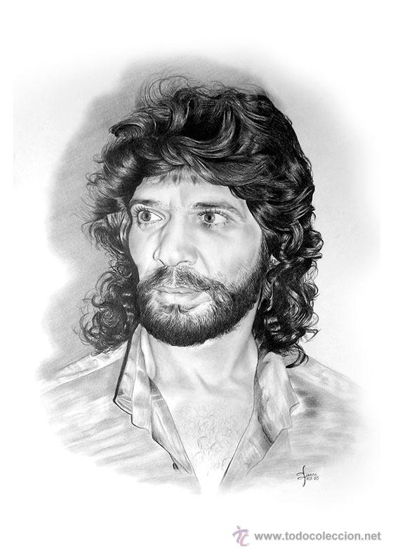 Coleccionismo de carteles: CAMAR&Oacute;N. CANTANTE FLAMENCO. L&Aacute;MINA CARTEL 45 X 32 CMS