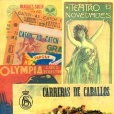 Coleccionismo de carteles: 7 BONITAS REPRODUCCIONES ANTIGUAS DE CARTELES EMBLEMATICOS-ESPECTACULOS EN BARCELONA-PRINCIPIOS S.XX