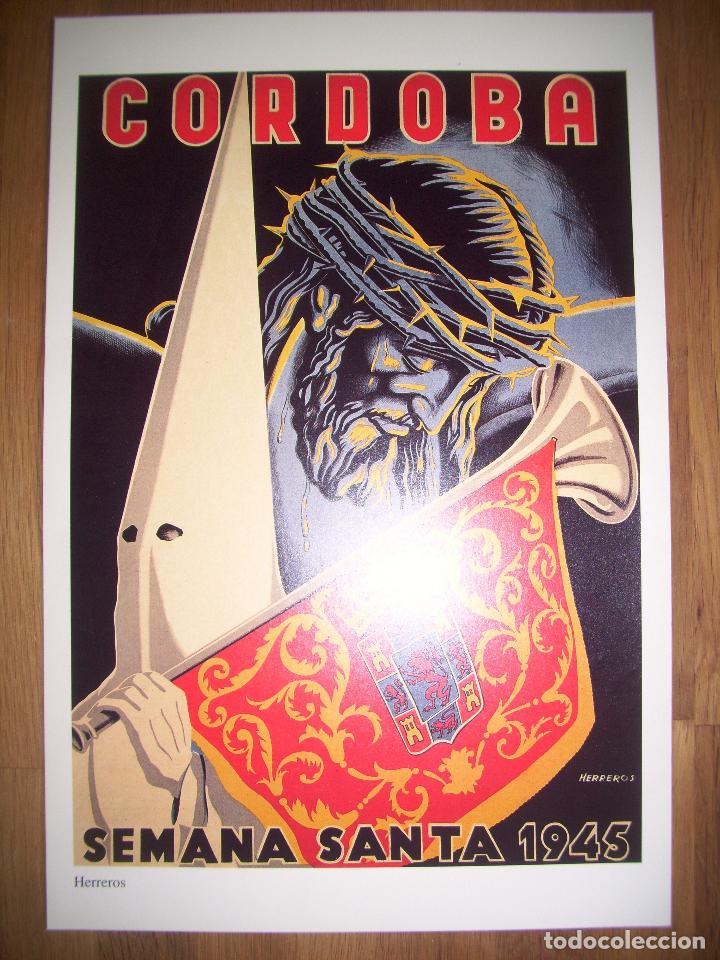 Coleccionismo de carteles: L&Aacute;MINA, CARTEL, REPRODUCCI&Oacute;N. LA SEMANA SANTA DE C&Oacute;RDOBA. 1945 / Herreros. - ABC C&oacute;rdoba 2001