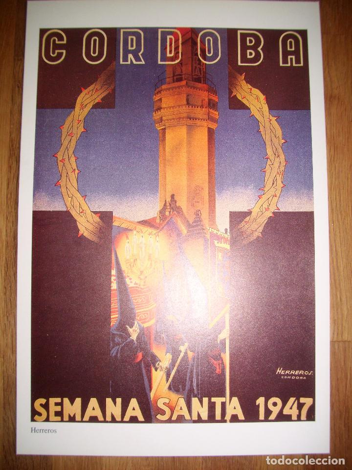 Coleccionismo de carteles: L&Aacute;MINA, CARTEL, REPRODUCCI&Oacute;N. LA SEMANA SANTA DE C&Oacute;RDOBA. 1947 / Herreros. - ABC C&oacute;rdoba, ca. 2001