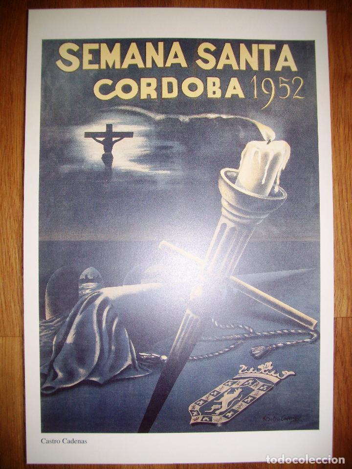 Coleccionismo de carteles: L&Aacute;MINA, CARTEL, REPRODUCCI&Oacute;N. LA SEMANA SANTA DE C&Oacute;RDOBA. 1952 / Castro Cadenas. - ABC C&oacute;rdoba, 2001