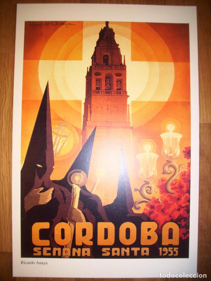 Coleccionismo de carteles: L&Aacute;MINA, CARTEL, REPRODUCCI&Oacute;N. LA SEMANA SANTA DE C&Oacute;RDOBA. 1955 / Ricardo Anaya. - ABC C&oacute;rdoba, 2001
