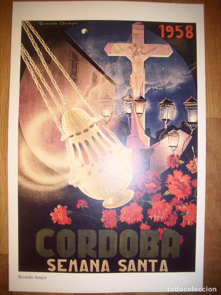 Coleccionismo de carteles: L&Aacute;MINA, CARTEL, REPRODUCCI&Oacute;N. LA SEMANA SANTA DE C&Oacute;RDOBA. 1958 / Ricardo Anaya. - ABC C&oacute;rdoba, 2001