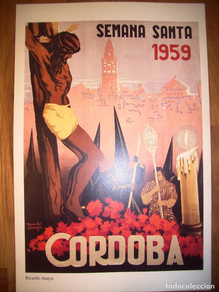 Coleccionismo de carteles: L&Aacute;MINA, CARTEL, REPRODUCCI&Oacute;N. LA SEMANA SANTA DE C&Oacute;RDOBA. 1959 / Ricardo Anaya. - ABC C&oacute;rdoba, 2001