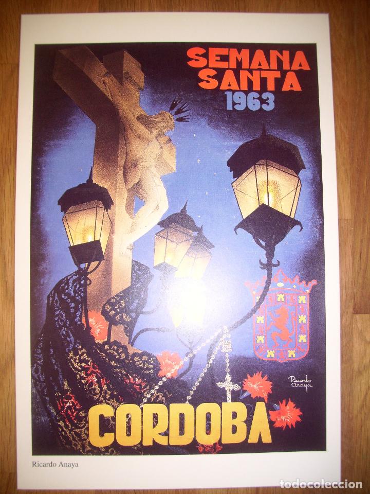 Coleccionismo de carteles: L&Aacute;MINA, CARTEL, REPRODUCCI&Oacute;N. LA SEMANA SANTA DE C&Oacute;RDOBA. 1963 / Ricardo Anaya. - ABC C&oacute;rdoba, 2001