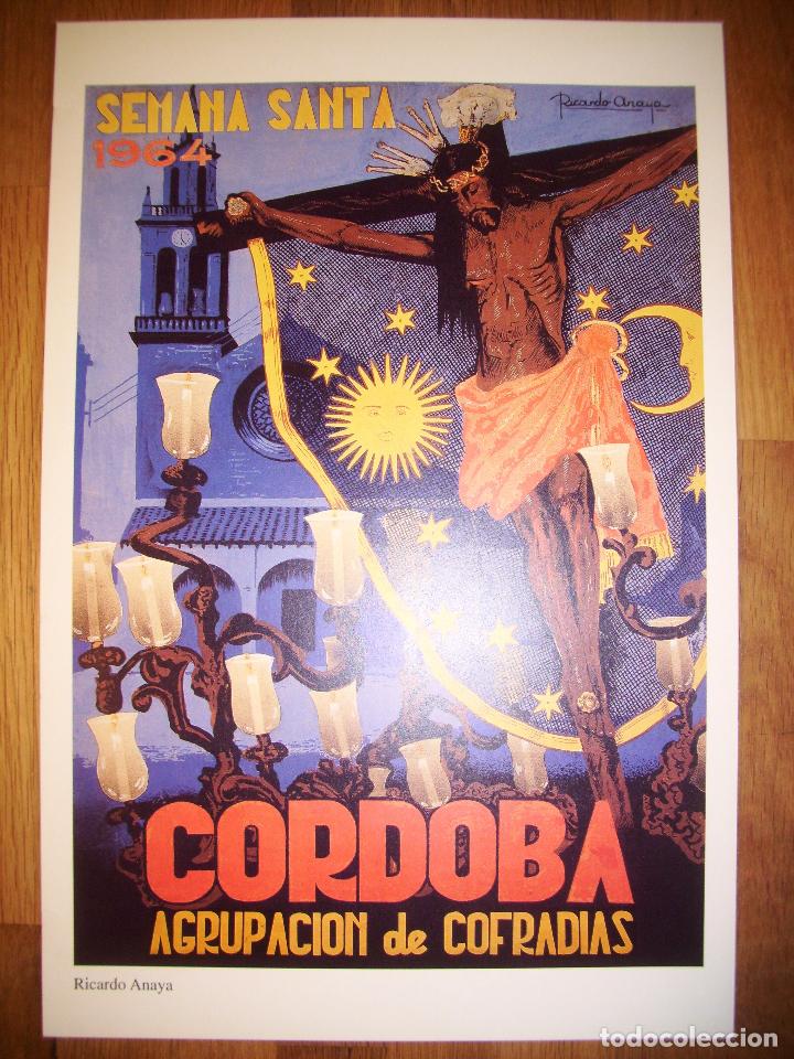 Coleccionismo de carteles: L&Aacute;MINA, CARTEL, REPRODUCCI&Oacute;N. LA SEMANA SANTA DE C&Oacute;RDOBA. 1964 / Ricardo Anaya. - ABC C&oacute;rdoba, 2001