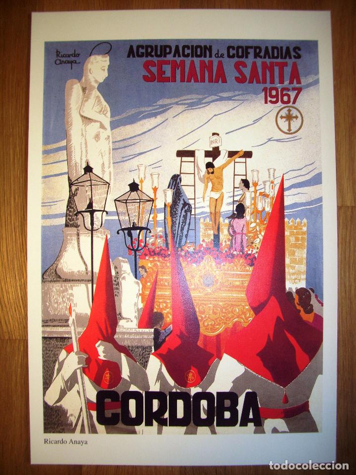 Coleccionismo de carteles: L&Aacute;MINA, CARTEL, REPRODUCCI&Oacute;N. LA SEMANA SANTA DE C&Oacute;RDOBA. 1967 / Ricardo Anaya. - ABC C&oacute;rdoba, 2001