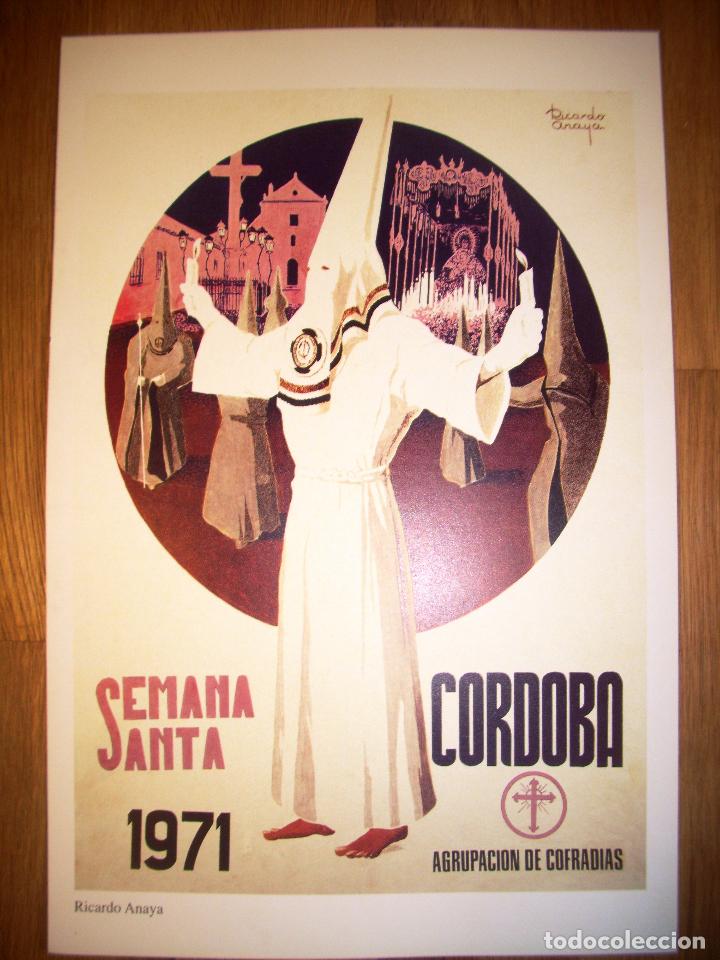 Coleccionismo de carteles: L&Aacute;MINA, CARTEL, REPRODUCCI&Oacute;N. LA SEMANA SANTA DE C&Oacute;RDOBA. 1971 / Ricardo Anaya. - ABC C&oacute;rdoba, 2001