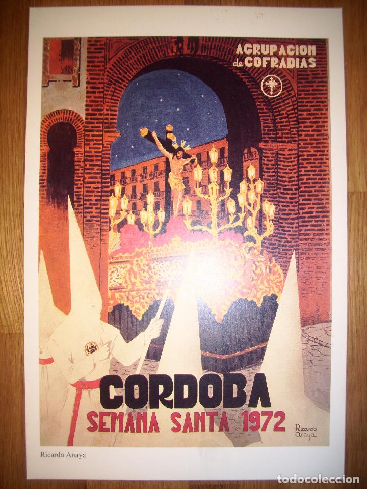 Coleccionismo de carteles: L&Aacute;MINA, CARTEL, REPRODUCCI&Oacute;N. LA SEMANA SANTA DE C&Oacute;RDOBA. 1972 / Ricardo Anaya. - ABC C&oacute;rdoba, 2001