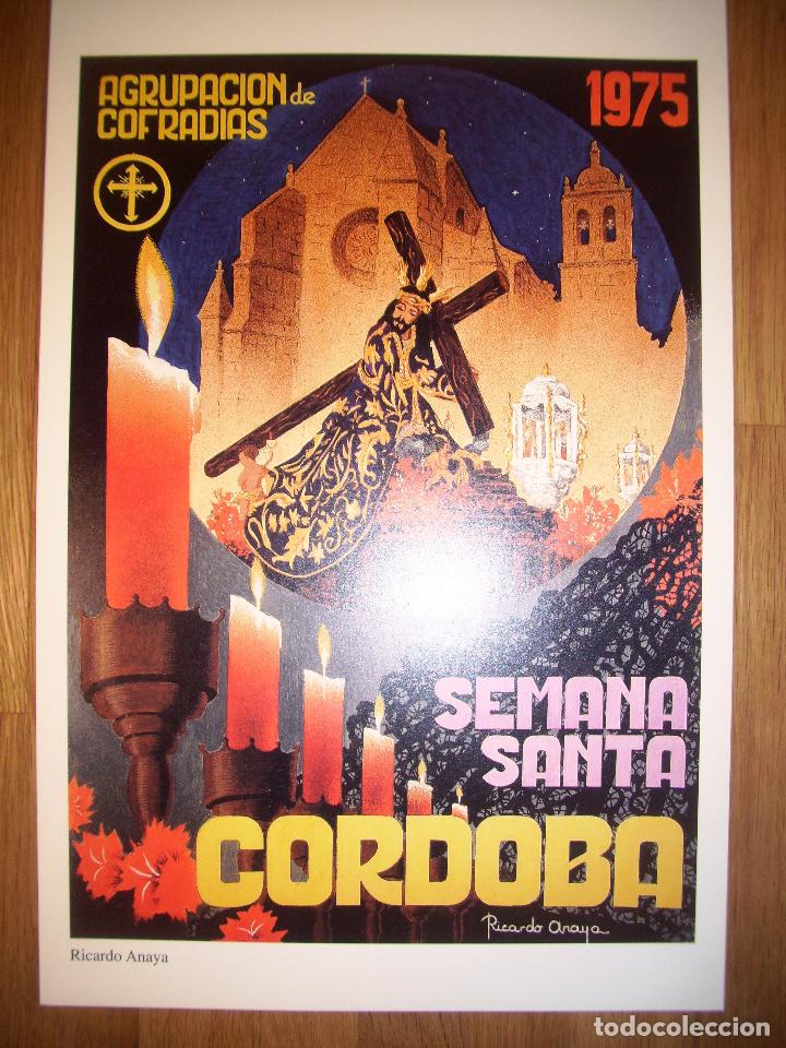 Coleccionismo de carteles: L&Aacute;MINA, CARTEL, REPRODUCCI&Oacute;N. LA SEMANA SANTA DE C&Oacute;RDOBA. 1975 / Ricardo Anaya. - ABC C&oacute;rdoba, 2001