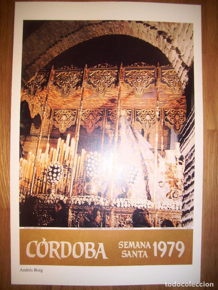 Coleccionismo de carteles: L&Aacute;MINA, CARTEL, REPRODUCCI&Oacute;N. LA SEMANA SANTA DE C&Oacute;RDOBA. 1979 / Andr&eacute;s Roig. - ABC C&oacute;rdoba, 2001