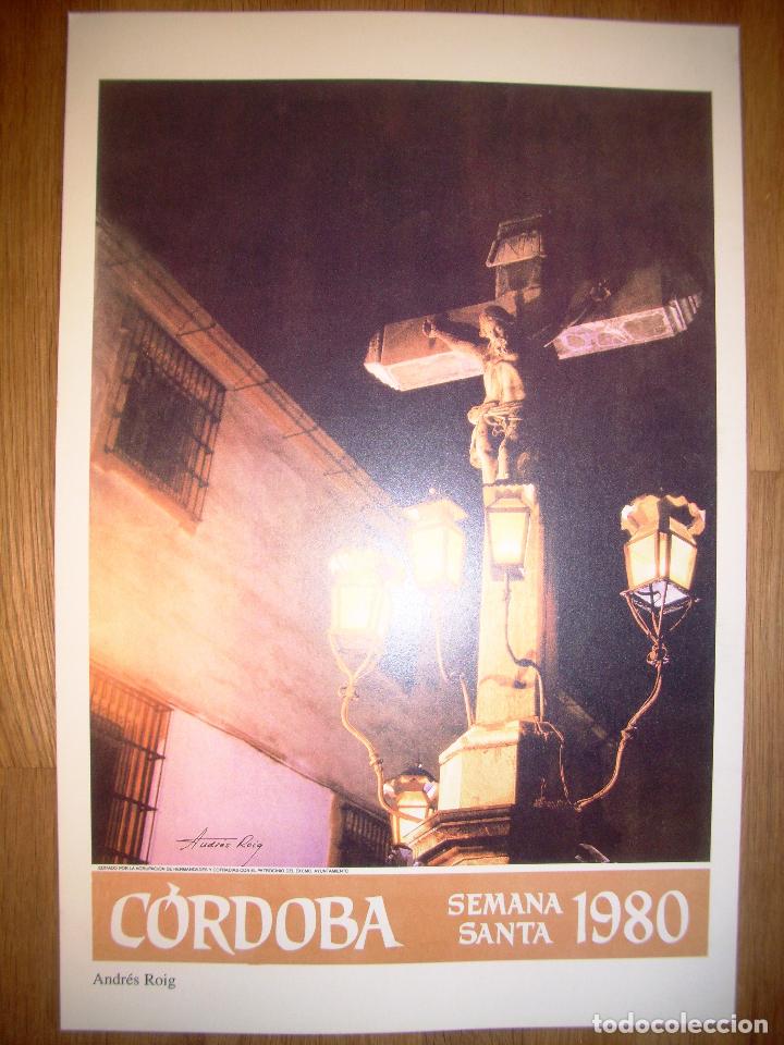 Coleccionismo de carteles: L&Aacute;MINA, CARTEL, REPRODUCCI&Oacute;N. LA SEMANA SANTA DE C&Oacute;RDOBA. 1980 / Andr&eacute;s Roig. - ABC C&oacute;rdoba, 2001