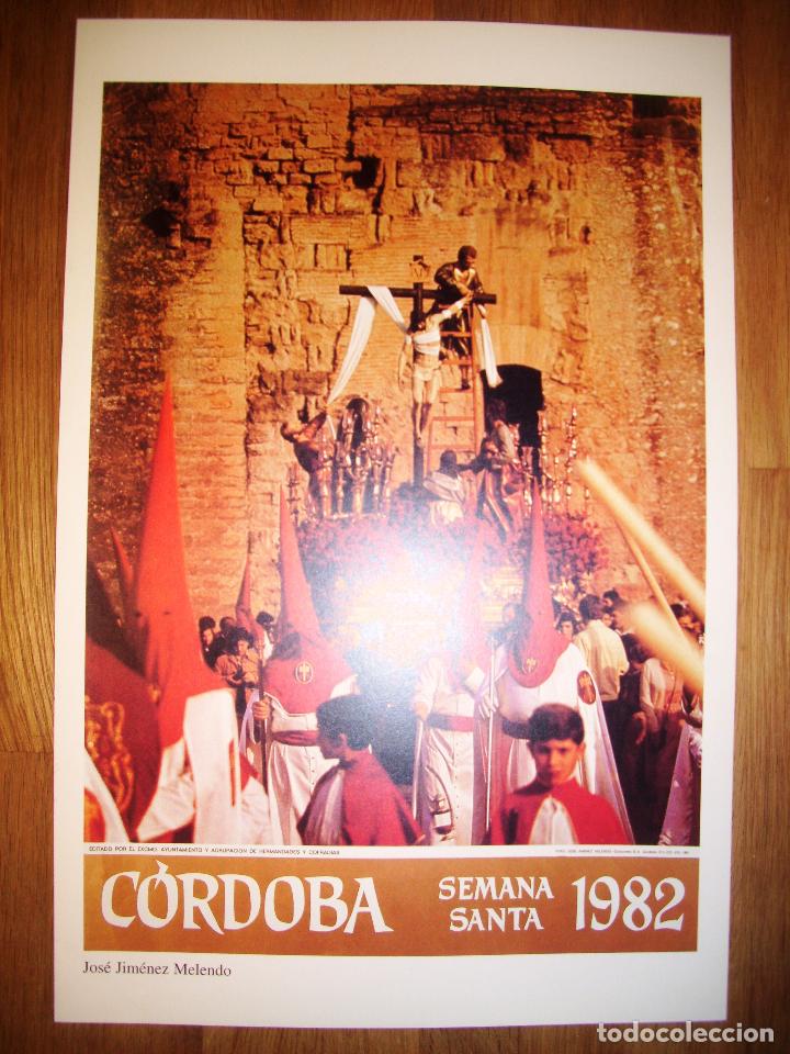 Coleccionismo de carteles: L&Aacute;MINA, CARTEL, REPRODUCCI&Oacute;N. LA SEMANA SANTA DE C&Oacute;RDOBA 1982 / J. Jim&eacute;nez Melendo. ABC C&oacute;rdoba 2001