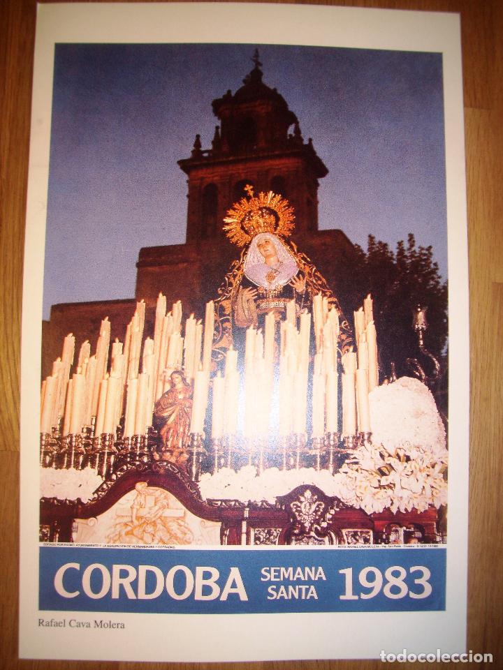 Coleccionismo de carteles: L&Aacute;MINA, CARTEL, REPRODUCCI&Oacute;N. LA SEMANA SANTA DE C&Oacute;RDOBA. 1983 / R. Cava Molera. - ABC C&oacute;rdoba 2001