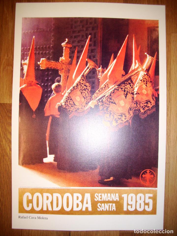 Coleccionismo de carteles: L&Aacute;MINA, CARTEL, REPRODUCCI&Oacute;N. LA SEMANA SANTA DE C&Oacute;RDOBA. 1985 / R. Cava Molera. - ABC C&oacute;rdoba, 2001