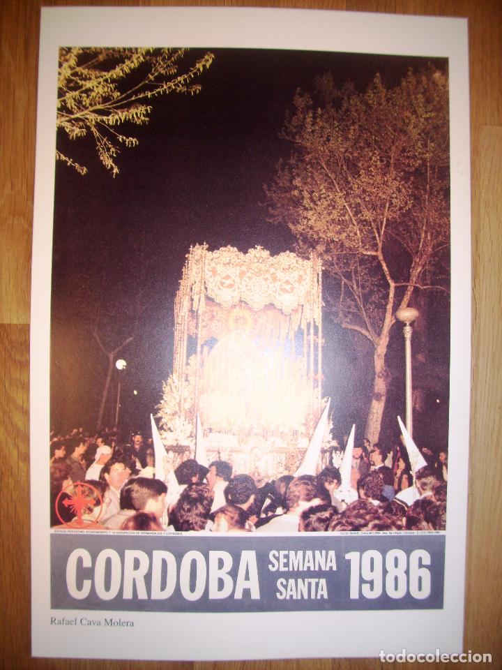 Coleccionismo de carteles: L&Aacute;MINA, CARTEL, REPRODUCCI&Oacute;N. LA SEMANA SANTA DE C&Oacute;RDOBA. 1986 / R. Cava Molera. - ABC C&oacute;rdoba, 2001