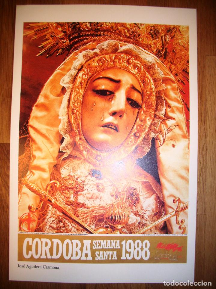 Coleccionismo de carteles: L&Aacute;MINA, CARTEL, REPRODUCCI&Oacute;N. LA SEMANA SANTA DE C&Oacute;RDOBA. 1988 / J. Aguilera Carmona. - ABC 2001