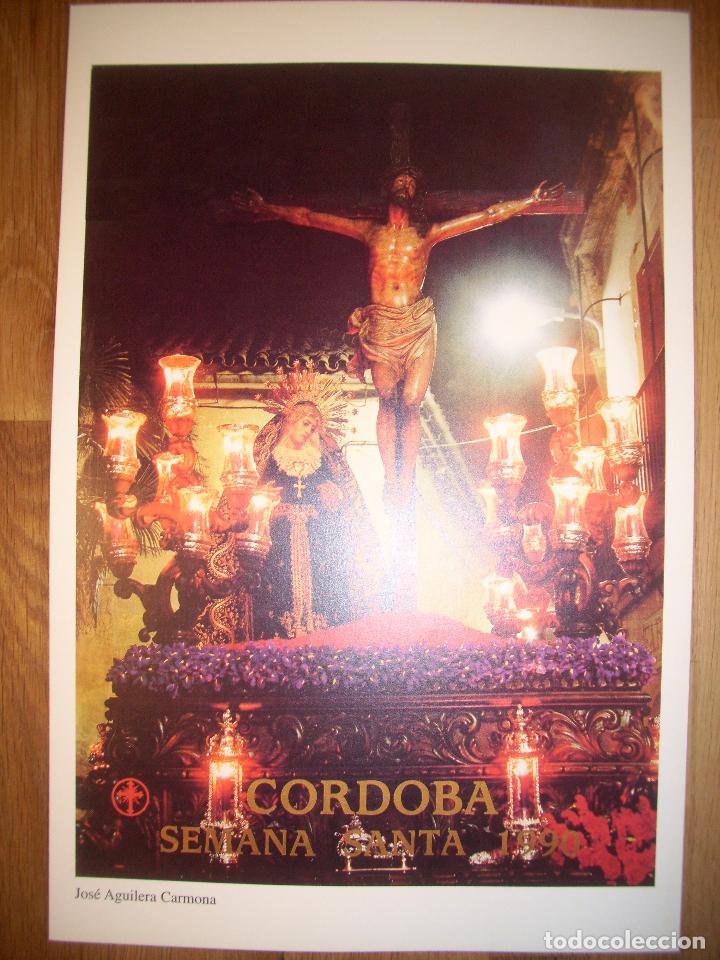 Coleccionismo de carteles: L&Aacute;MINA, CARTEL, REPRODUCCI&Oacute;N. LA SEMANA SANTA DE C&Oacute;RDOBA. 1990 / Jos&eacute; Aguilera Carmona. - ABC, 2001