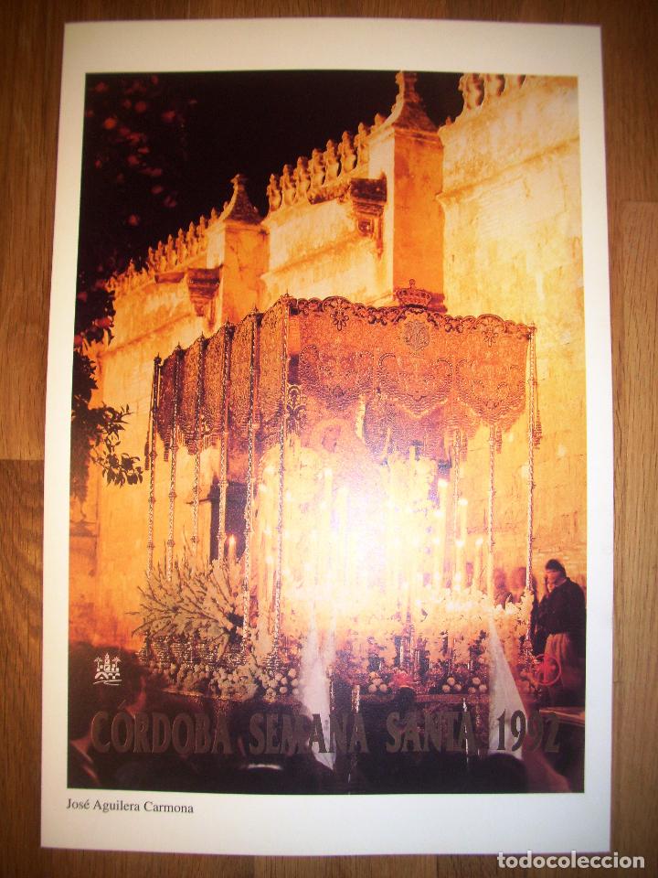 Coleccionismo de carteles: L&Aacute;MINA, CARTEL, REPRODUCCI&Oacute;N. LA SEMANA SANTA DE C&Oacute;RDOBA. 1992 / Jos&eacute; Aguilera Carmona. - ABC, 2001