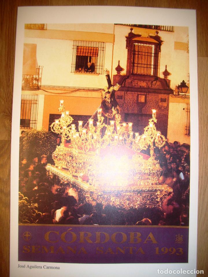 Coleccionismo de carteles: L&Aacute;MINA, CARTEL, REPRODUCCI&Oacute;N. LA SEMANA SANTA DE C&Oacute;RDOBA. 1993 / Jos&eacute; Aguilera Carmona. - ABC, 2001