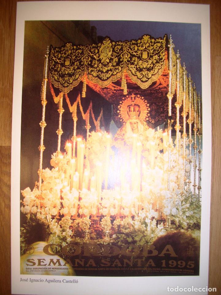 Coleccionismo de carteles: L&Aacute;MINA, CARTEL, REPRODUCCI&Oacute;N. LA SEMANA SANTA DE C&Oacute;RDOBA. 1995 / Jos&eacute; Ignacio Aguilera Castell&oacute;