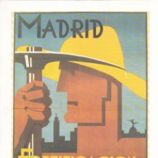 Collectionnisme d'affiches	: * GUERRA CIVIL * REPRODUCCIÓN CARTEL MADRID FORTIFICACIÓN INEXPUGNABLE / UNIÓN POLIGRÁFICA. Lote 194721900