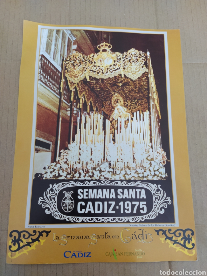 Cartel Reproducción Semana Santa De Cádiz 1975 Vendido En Venta Directa 202600615 7812