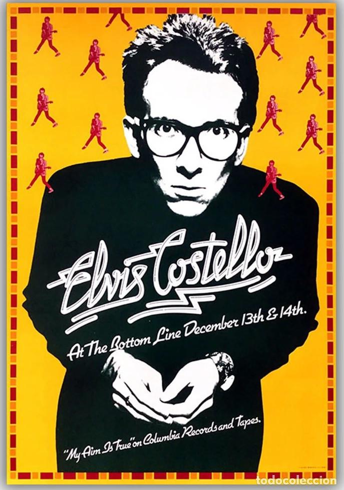 Coleccionismo de carteles: elvis costello - New York City, New York 1977 - CARTEL CONCIERTO 30X40