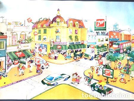 Coleccionismo de carteles: antiguo poster de 7up - Foto 1
