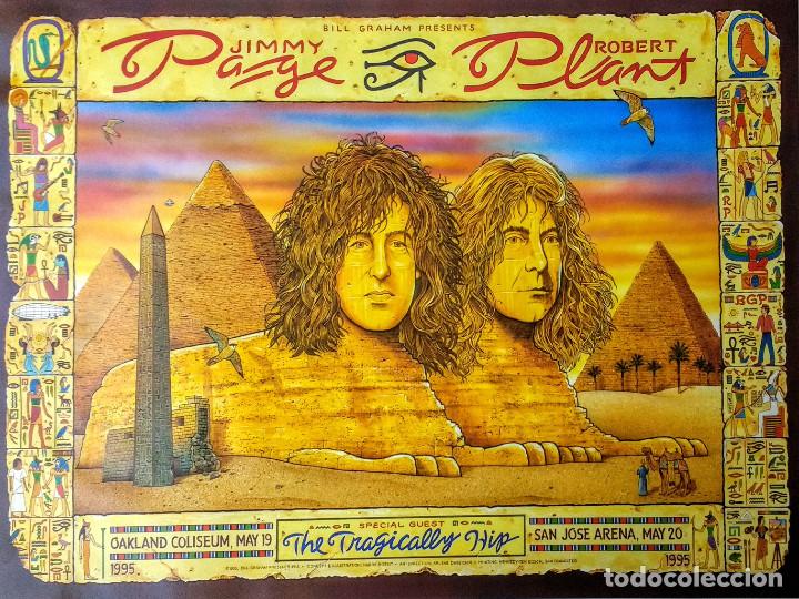Coleccionismo de carteles: Jimmy Page, Robert Plant - san jose 20 may 1995 !! cartel concierto 30x40 !