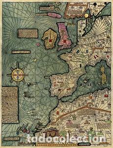 Coleccionismo de carteles: MAPAMUNDI CATALAN 1381 - Foto 1
