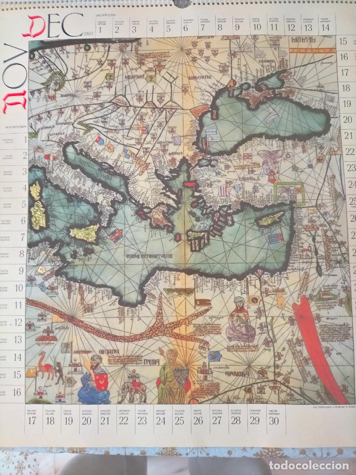Coleccionismo de carteles: MAPAMUNDI CATALAN 1381 - Foto 4