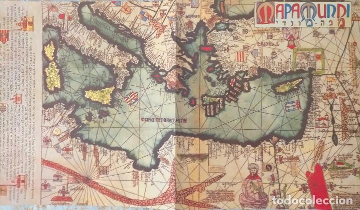 Coleccionismo de carteles: MAPAMUNDI CATALAN 1381 - Foto 5