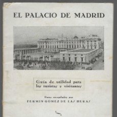 Coleccionismo de carteles: MADRID, GUIA DE UTILIDAD PARA LOS TURISTAS Y VISITANTES.- AÑO 1931, PAGINAS 63, COMPLETO,VER FOTOS