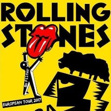 Coleccionismo de carteles: ROLLING STONES - NO FILTER TOUR - LUCCA - ITALY 23 SEPTEMBER 2017 !! CARTEL CONCIERTO 30X40 !!