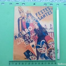 Coleccionismo de carteles: CARTEL DE FESTES DE LES SANTES MATARO 1935 ANTIGUO REPRODUCCION , MUY BONITO PARA ENMARCAR. Lote 372229546