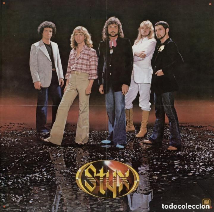 Coleccionismo de carteles: Styx - The Grand Illusion, orig. poster promo 1977, gran tama&ntilde;o !!, IMPECABLE