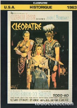 Coleccionismo de carteles: FICHA T&Eacute;CNICA CLEOPATRE (HISTORIQUE USA) 1963 FTECNICA-13