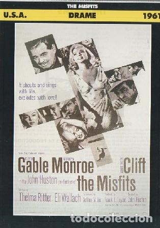 Coleccionismo de carteles: FICHA T&Eacute;CNICA THE MISFITS (DRAME USA) 1961 FTECNICA-038
