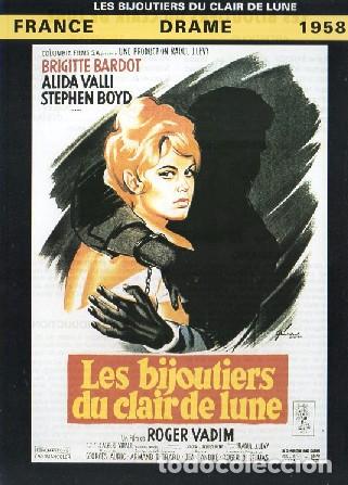 Sammeln von Plakaten	: FICHA T&Eacute;CNICA LES BIJOUTIERS DU CLAIR DE LUNE (DRAME FRANCE) 1958 FTECNICA-61