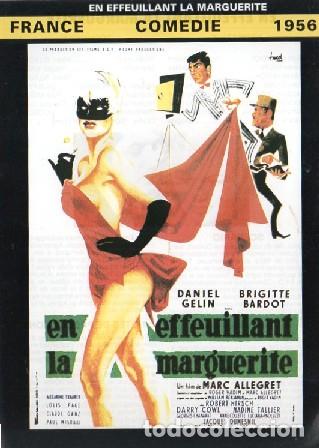 Coleccionismo de carteles: FICHA T&Eacute;CNICA EN EFFEUILLANT LA MARGUERITE (COMEDIE FRANCE) 1956 FTECNICA-65